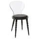Polycarbonate Cinderella Side Chair Padded Seat