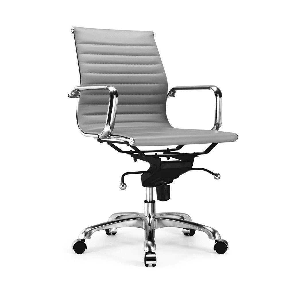 DesignLabMN-Century Modern Classic Aluminum Office Chair (Set of 2)-Office Chairs-MODTEMPO