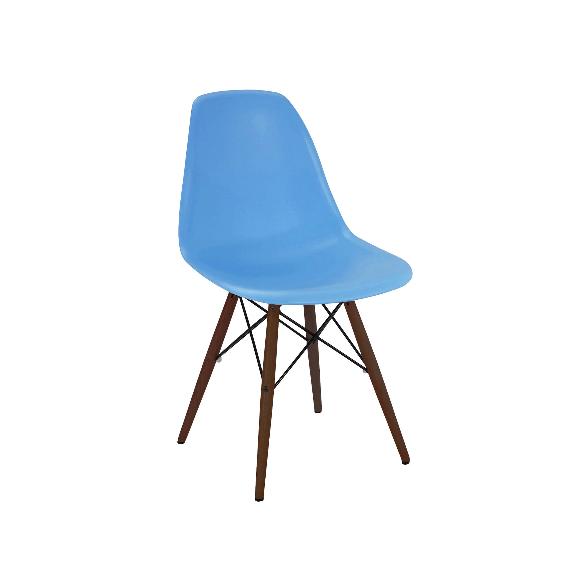 -Trige Side Chair Walnut Base (Set of 2)--MODTEMPO