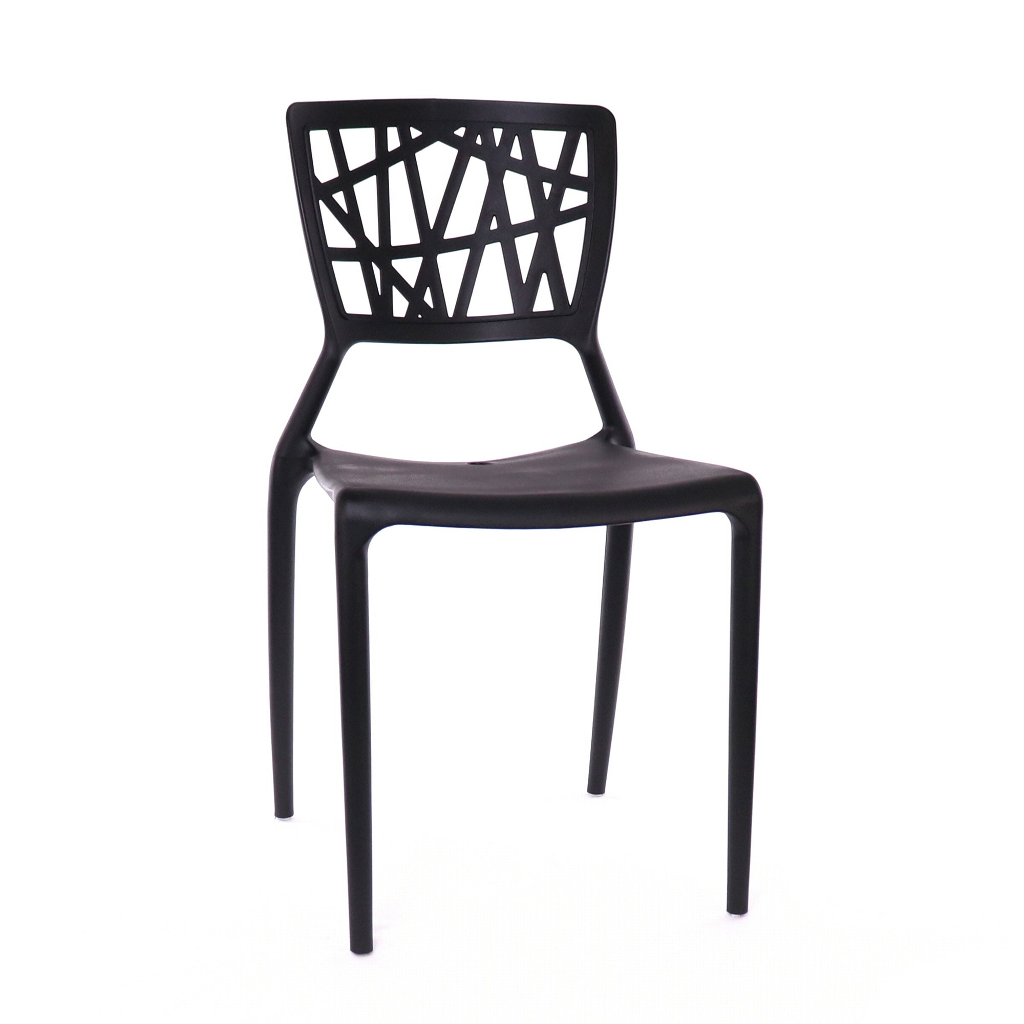 DesignLabMN-Vocci Modern Stackable Side Chair (Set of 4)-Dining Chairs-MODTEMPO