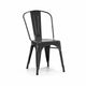 Dreux Glossy Steel Side Chair (Set of 4)
