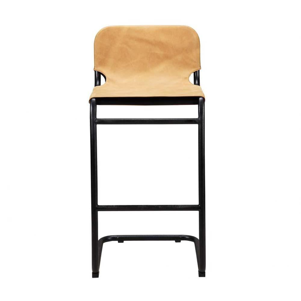 BAKER COUNTER STOOL TAN-SET OF TWO
