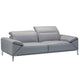 Greta Light Grey Sofa With Adjustable Neck Cushions and Arm Rests