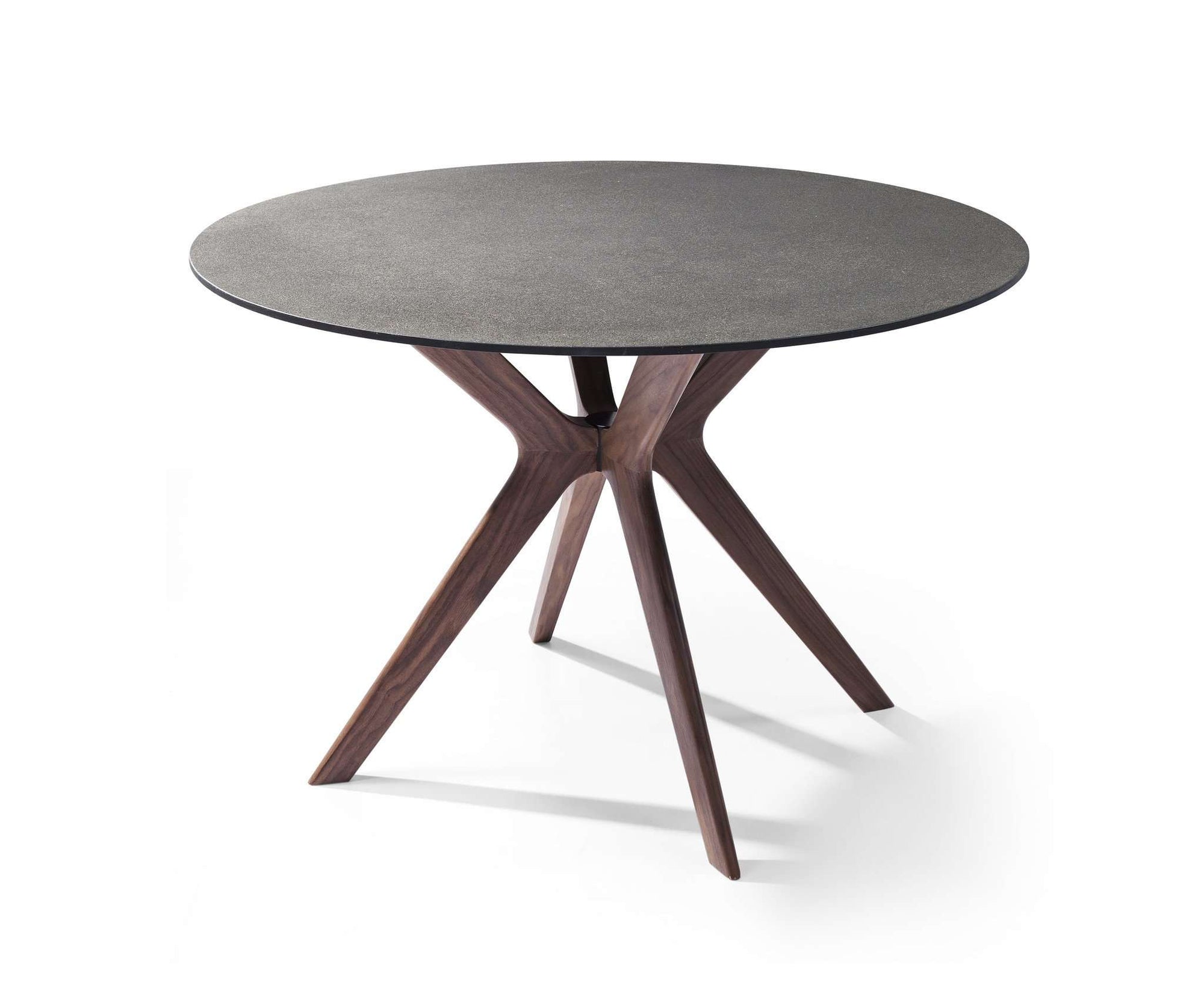 Whiteline Modern Living-Redondo Round Dining Table-Dining Tables-MODTEMPO