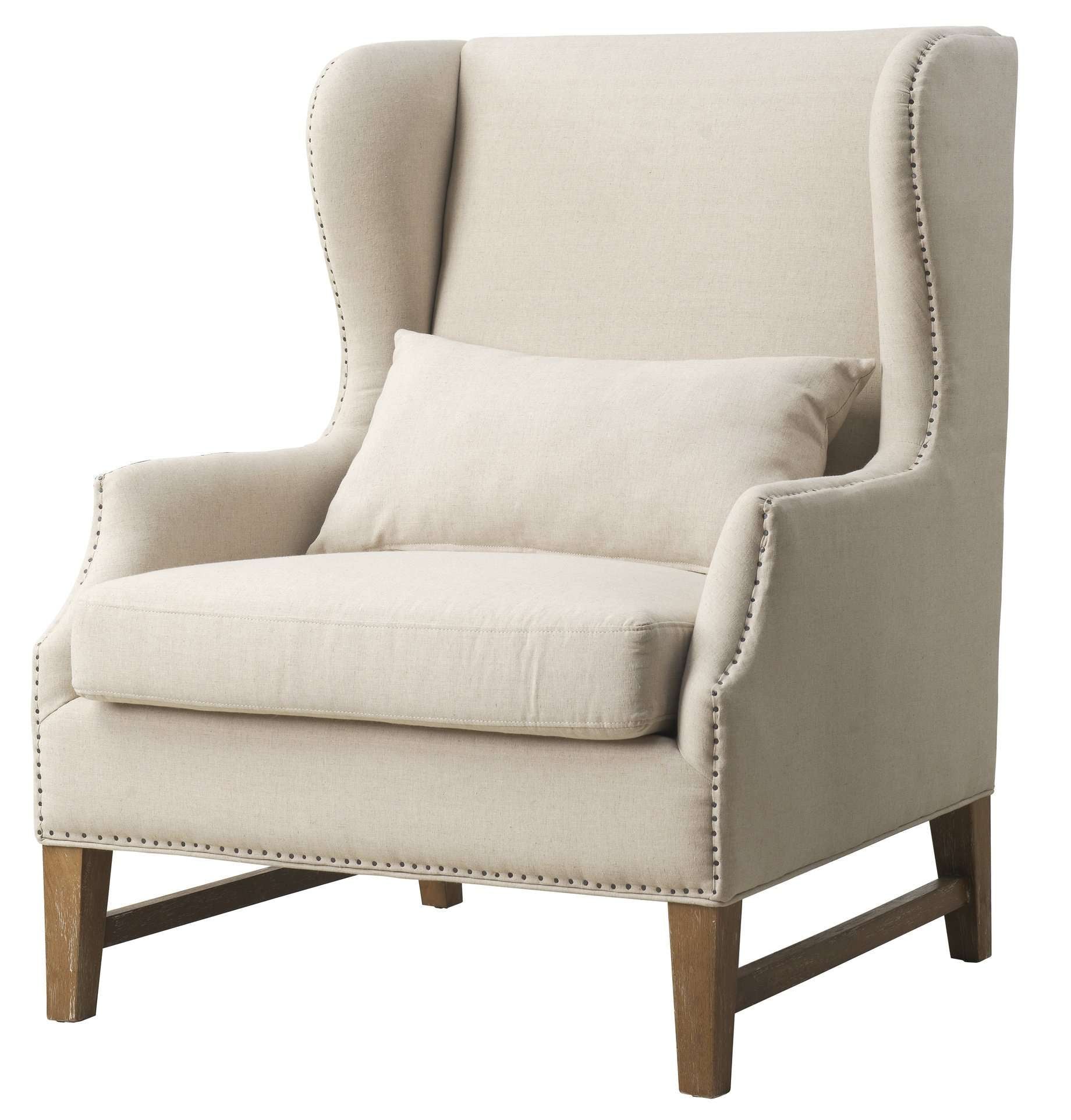 Tov-Devon Linen Wing Chair-Lounge Chair-MODTEMPO