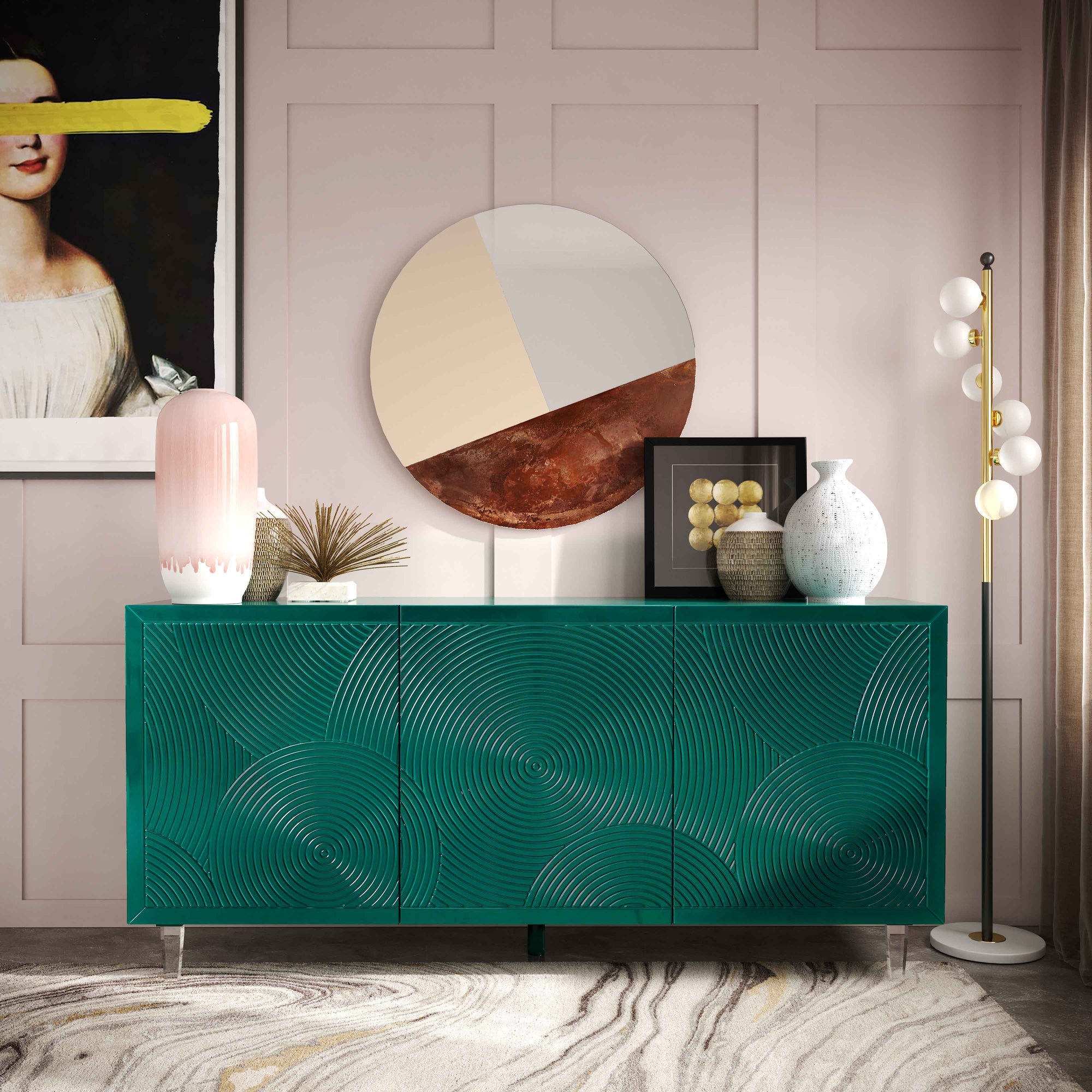 TOV-Karma Lacquered Buffet-Sideboards & Buffets-MODTEMPO