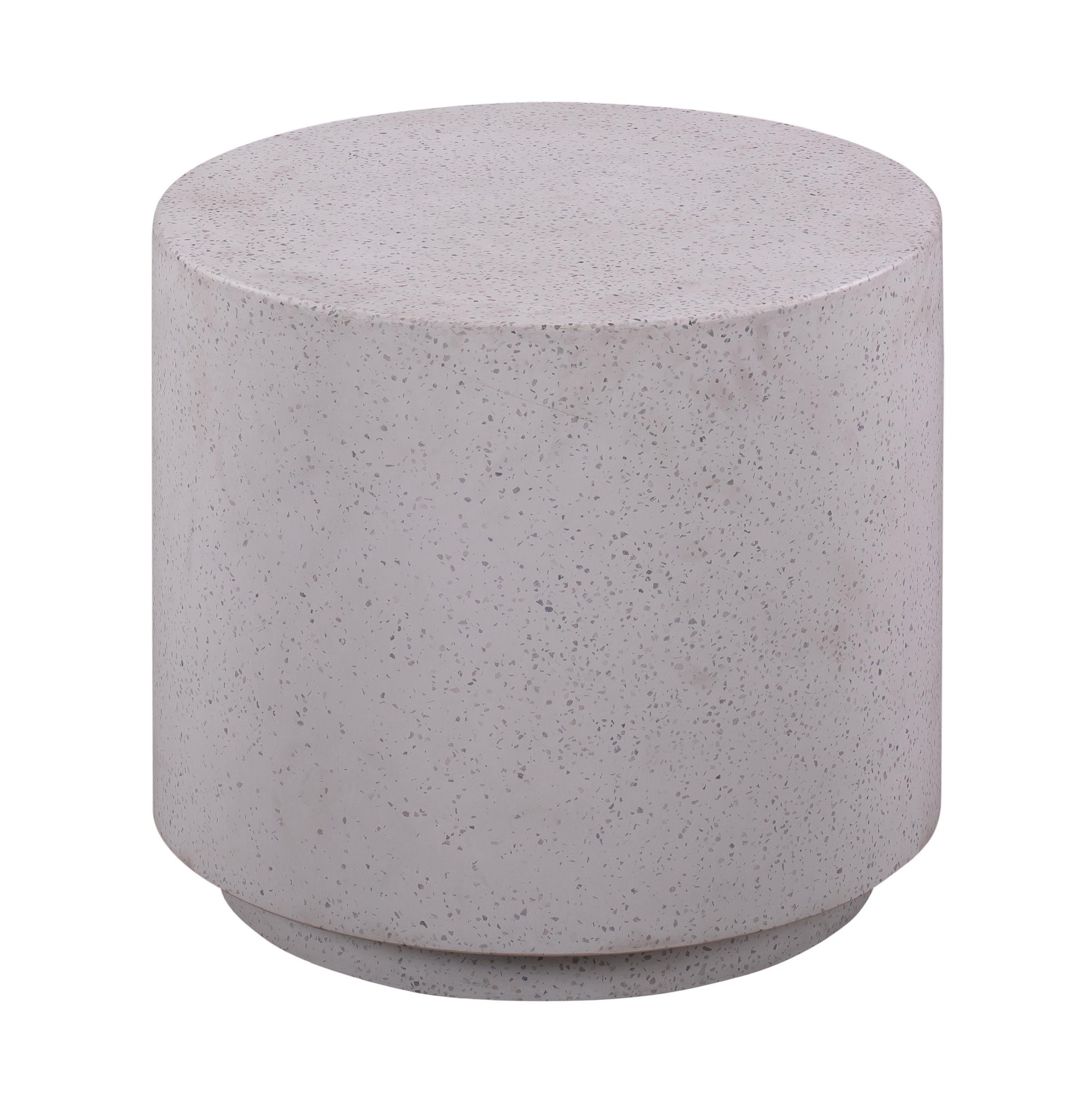 TOV-Terrazzo Light Speckled Side Table-End/Side Tables-MODTEMPO