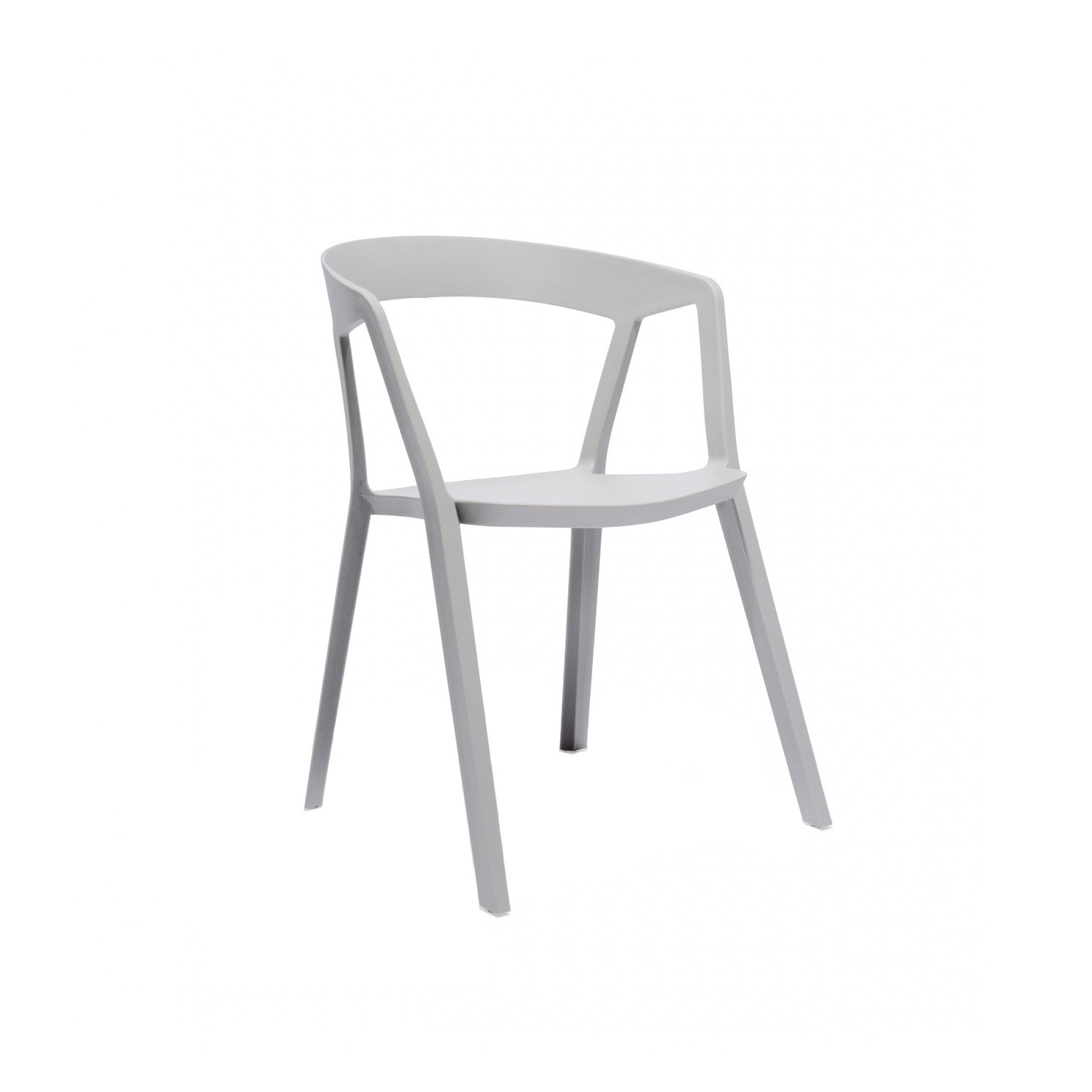 DesignLabMN-Milan Modern Stackable Arm Chair (Set of 4)-Dining Chair-MODTEMPO