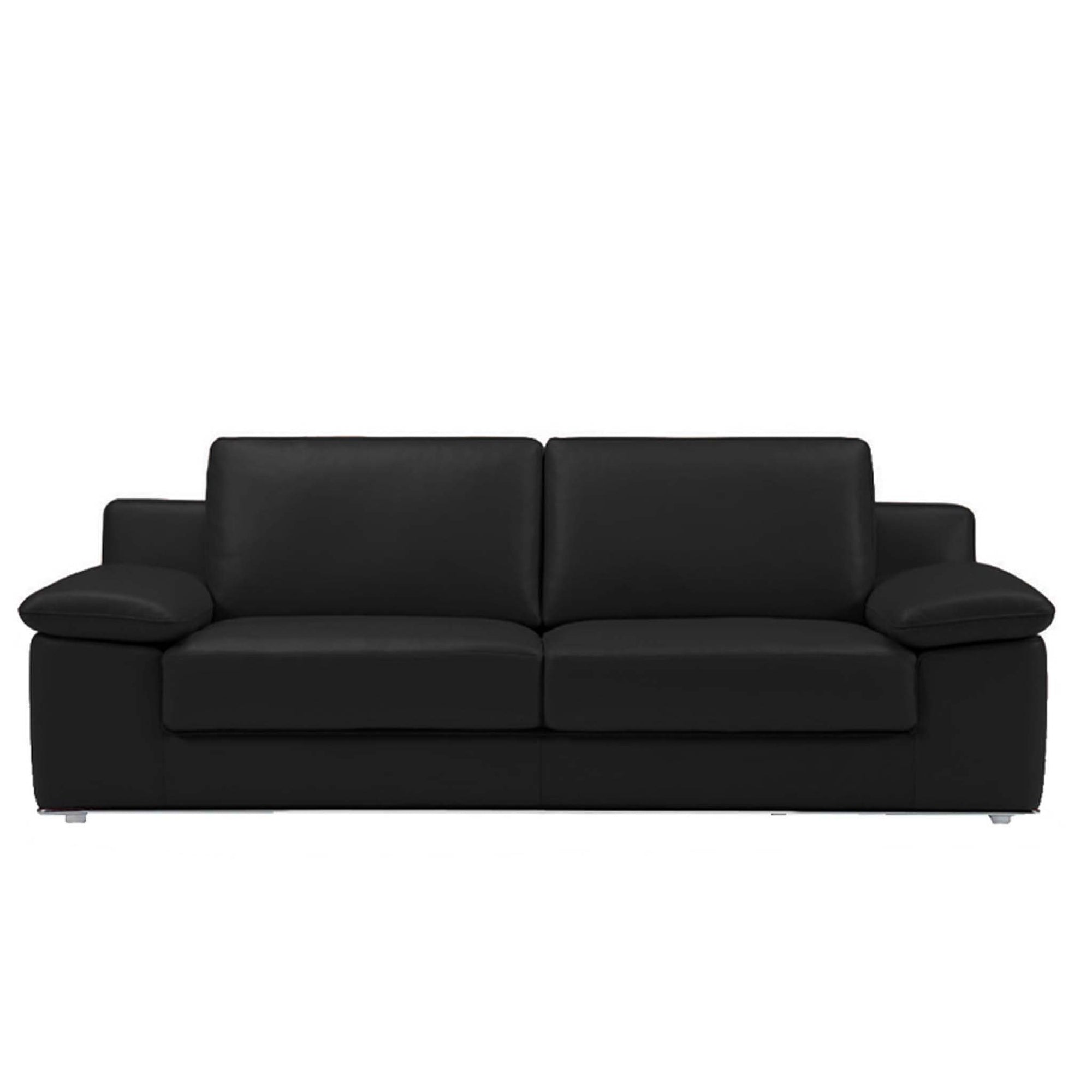 Bellini-Alexandra Black Sofa With Adjustable Arm Rests-Sofas-MODTEMPO