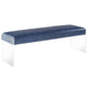Envy Antique Leather/Acrylic Bench