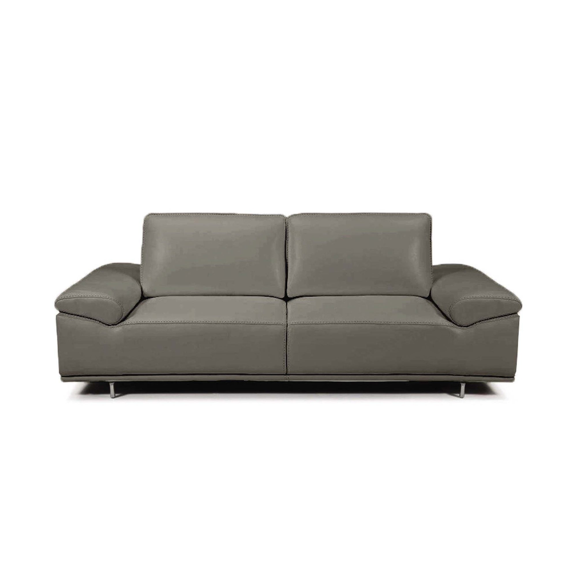 Bellini-Roxanne Dark Grey Sofa With Adjustable Back Cushions and Arm Rests-Sofas-MODTEMPO