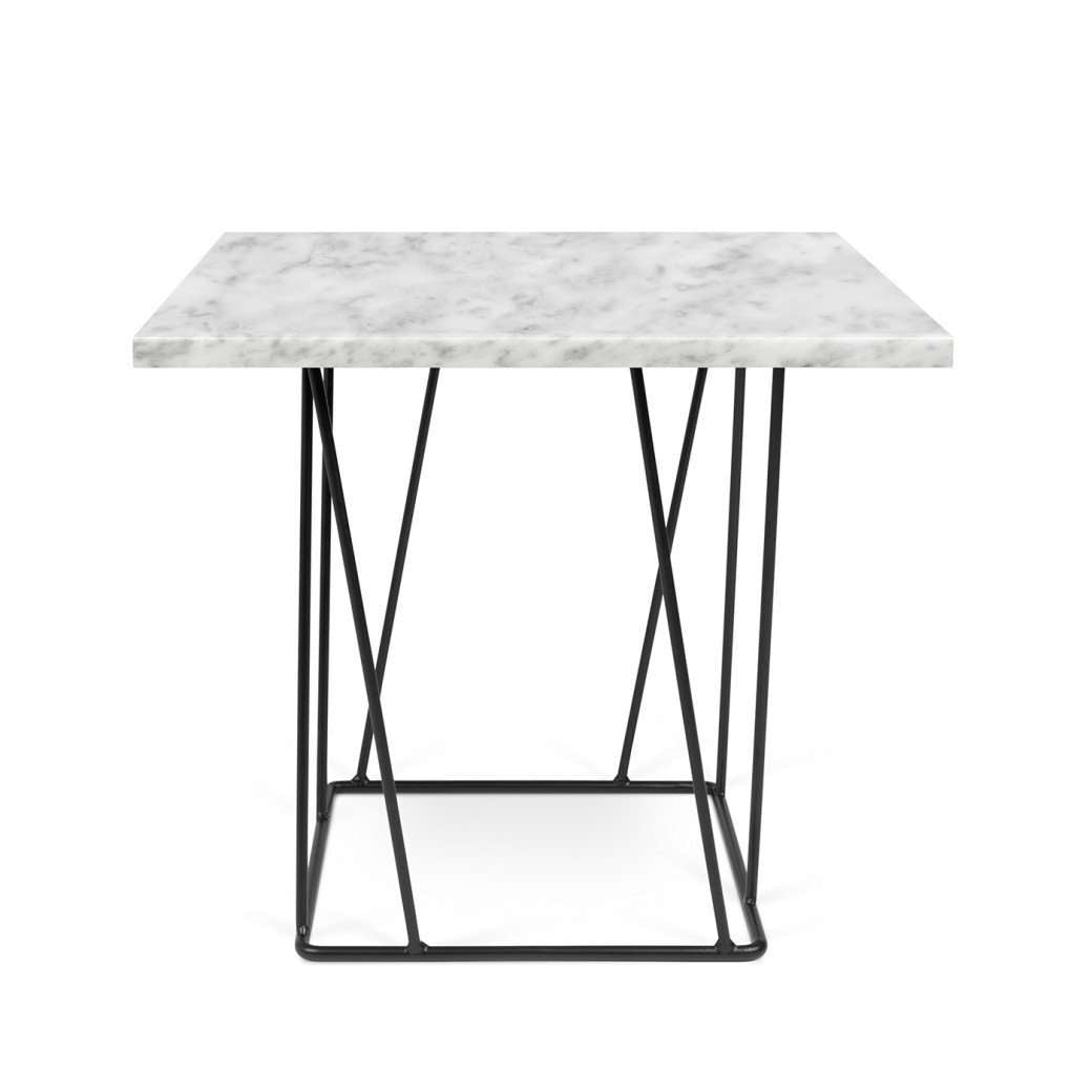 Tema Home-Helix 20x20 Marble Side Table 189043-HELIX20MAR-End Table-MODTEMPO