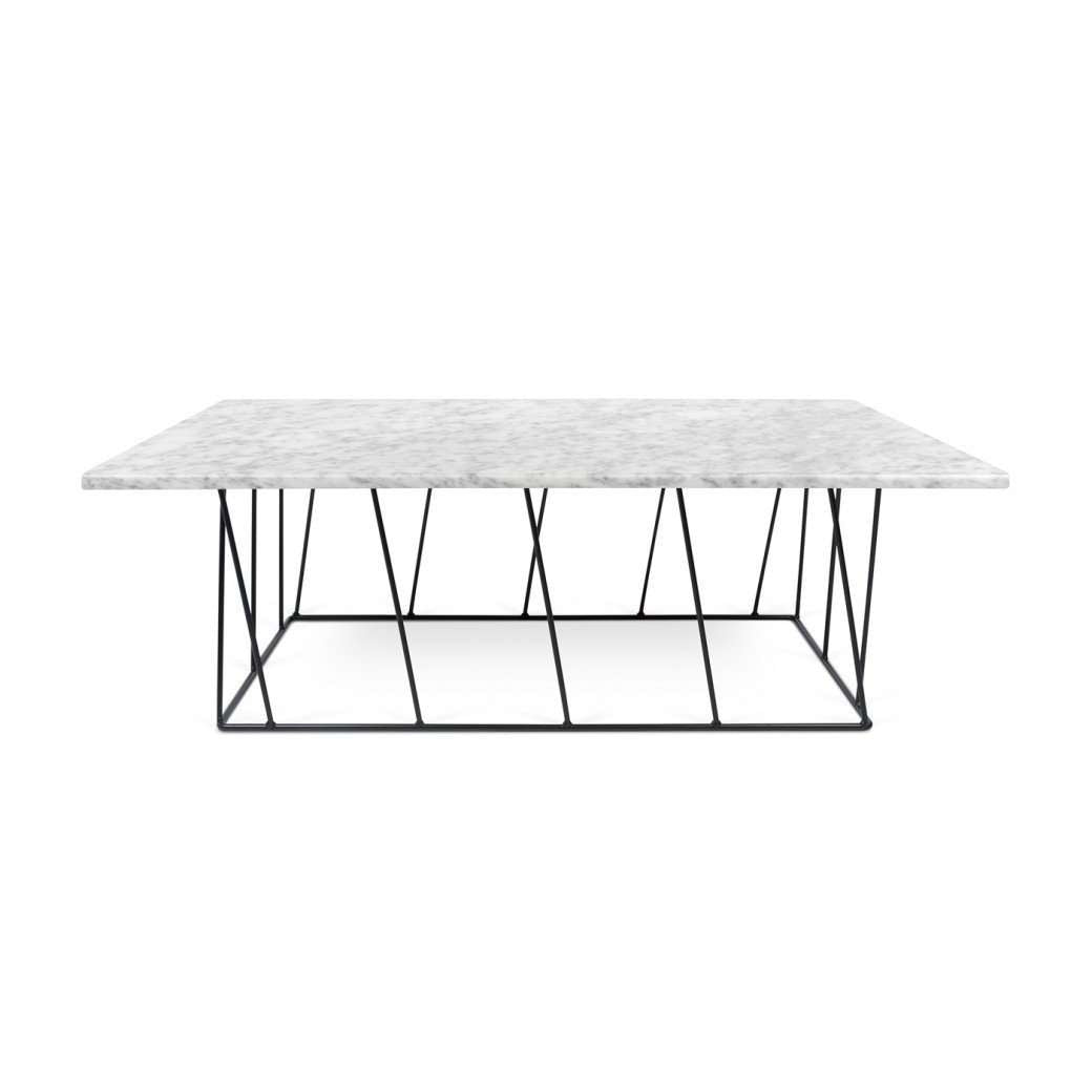 Tema Home-Helix 47x30 Marble Coffee Table 189042-HELIX47MAR-Coffee Table-MODTEMPO