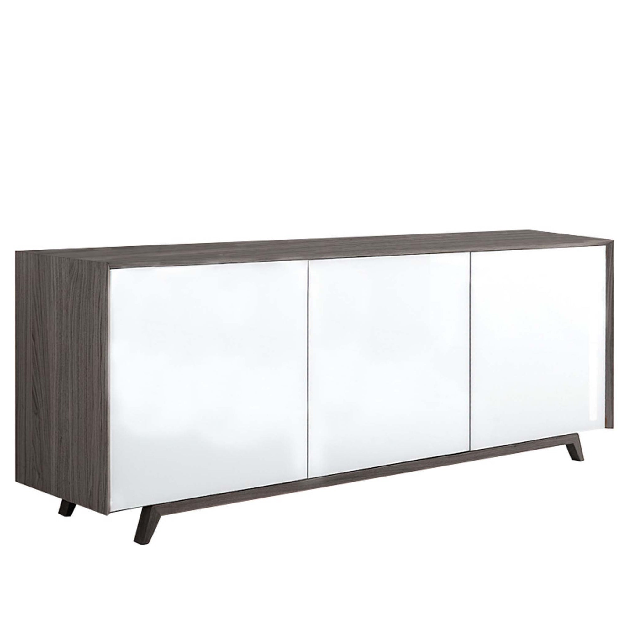 Bellini-Tischlein Ash Sideboard with Glass Doors-Sideboards & Buffets-MODTEMPO